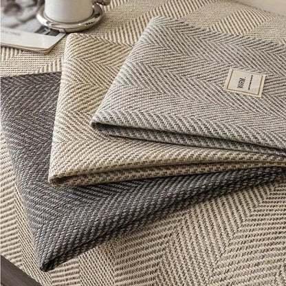 🛋️ LIMITED-TIME 50% OFF! ✨ Herringbone Sofa Cover – Non-Slip, Cotton Linen