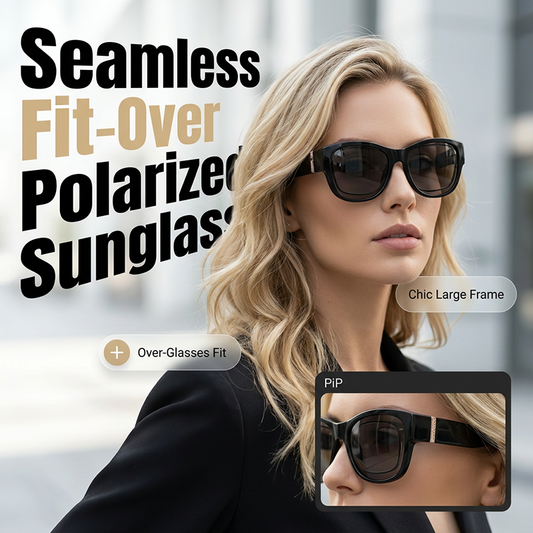 🕶️Lze nosit přímo přes dioptrické brýle – lze nosit i přes polarizované sluneční brýle. Platba na dobírku!