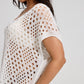 👙 50% OFF NOW! 🌊 Women's Hollow Out Beach Cover Up Crewneck – Breathable & lightweight – Perfect for poolside, beach or summer layering – effortless boho style 🌸